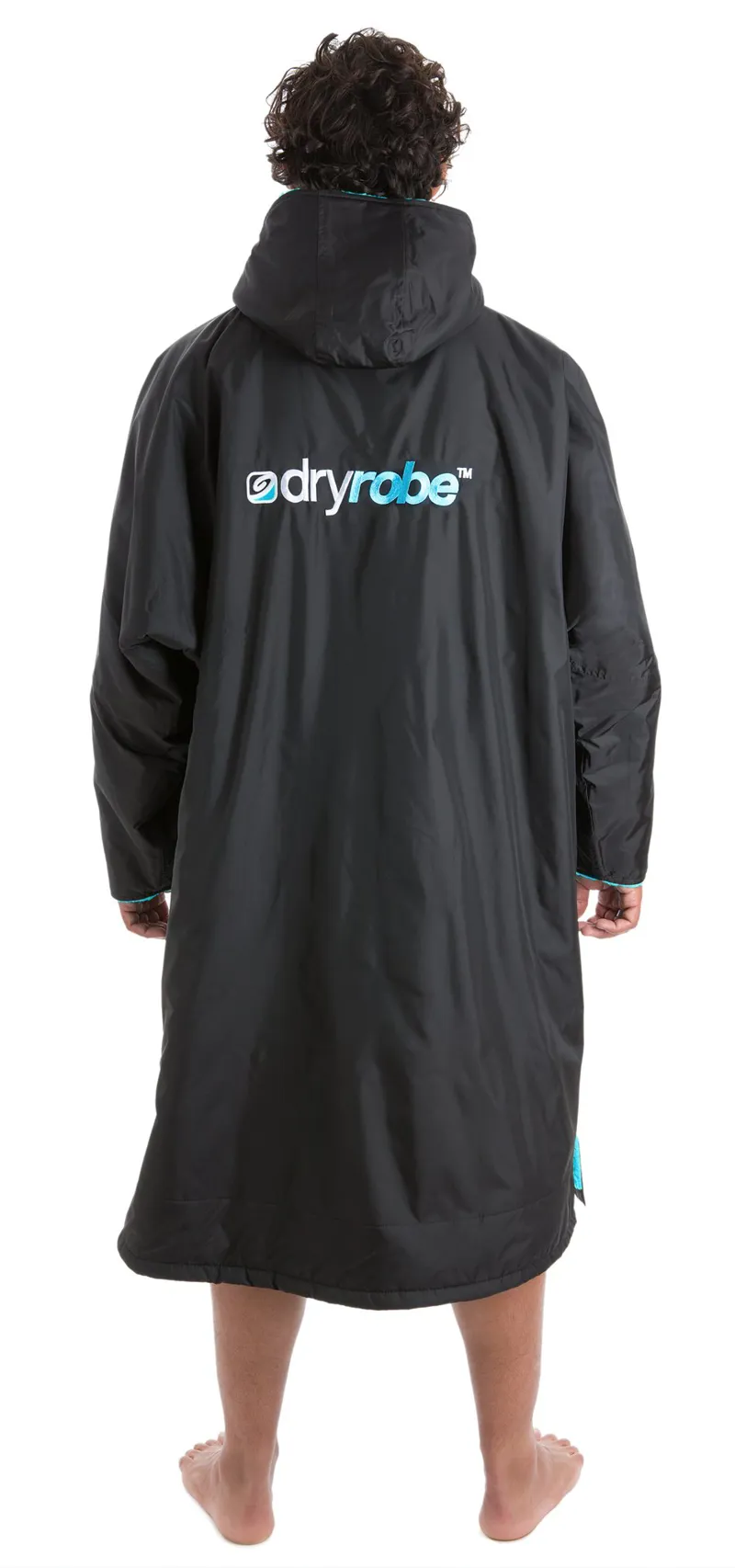 Dryrobe Long Sleeve Black/Blue-7